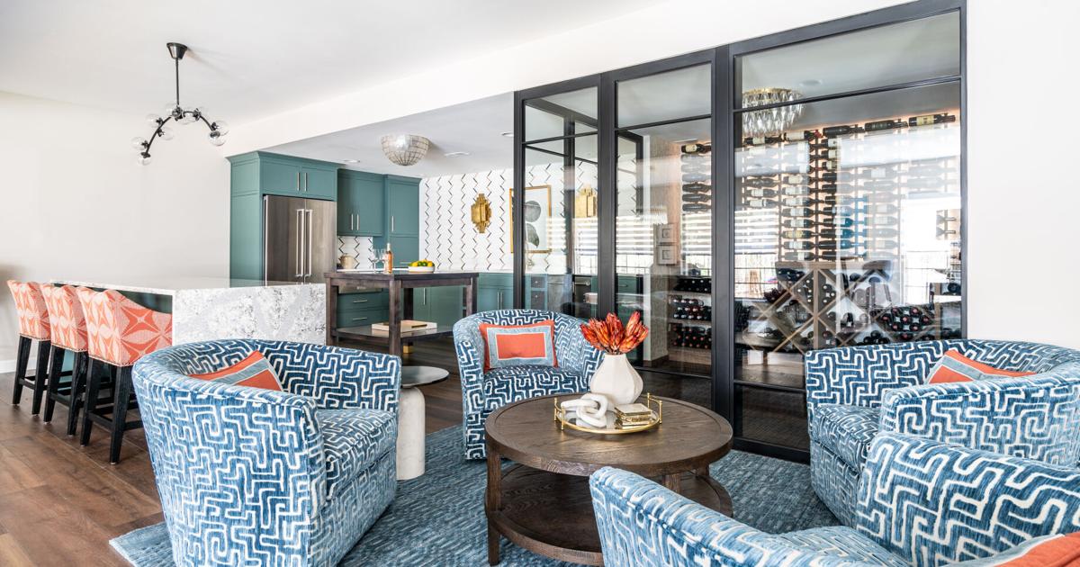 C&M Interiors brings modern elegance to a basement design