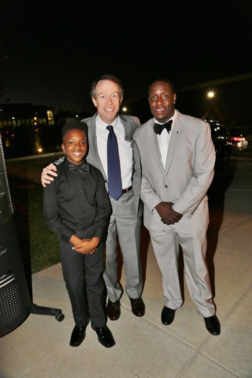 Kamren Hairston, Charlie Brennan, master of ceremonies ...