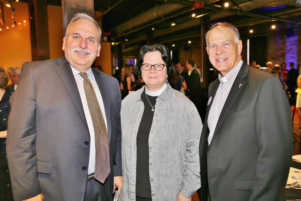 Joe Goldone, Rev. Kathie Adams Shepard, Andy Daus