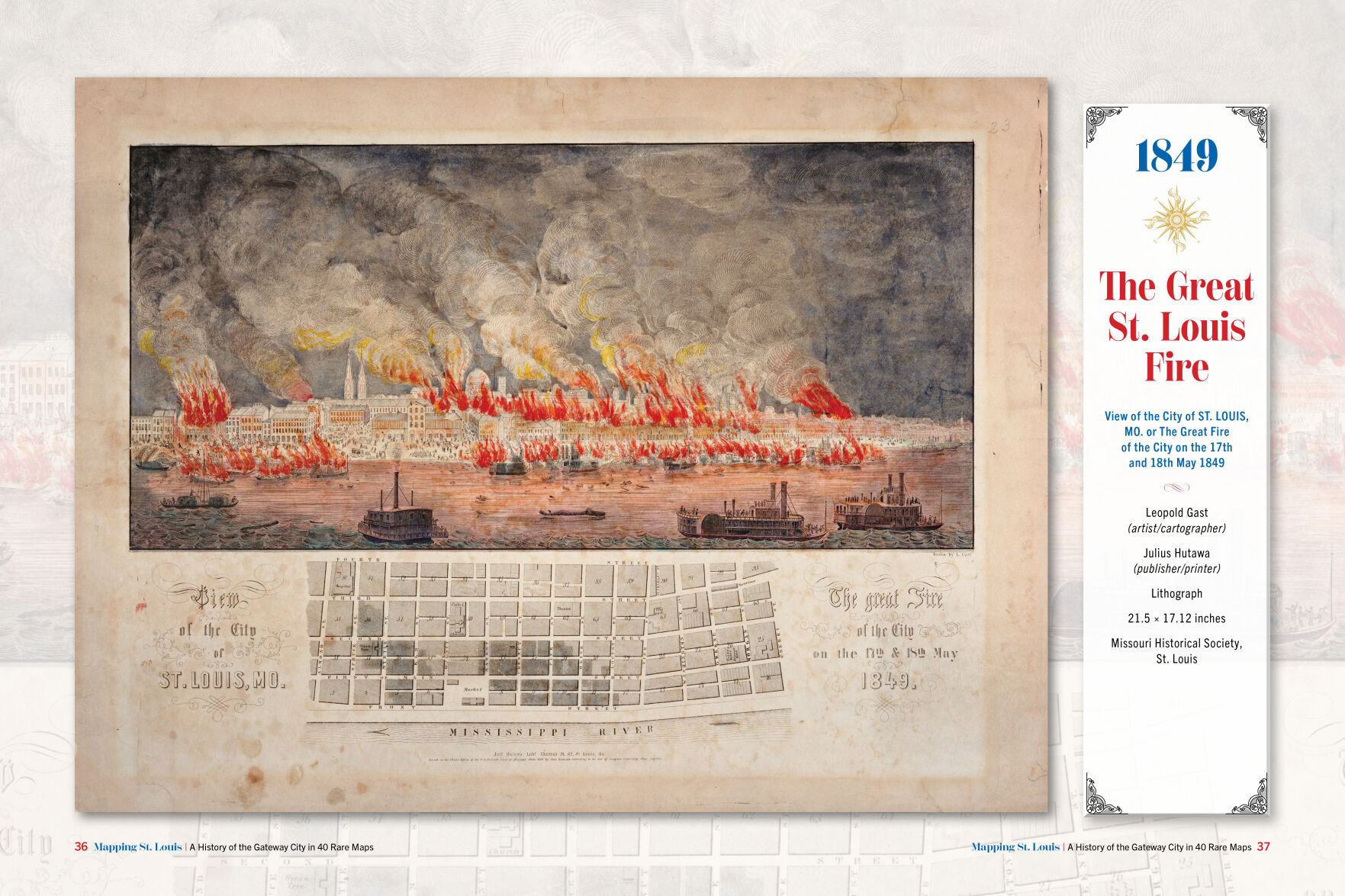 Rare maps of St. Louis tell its history in new book