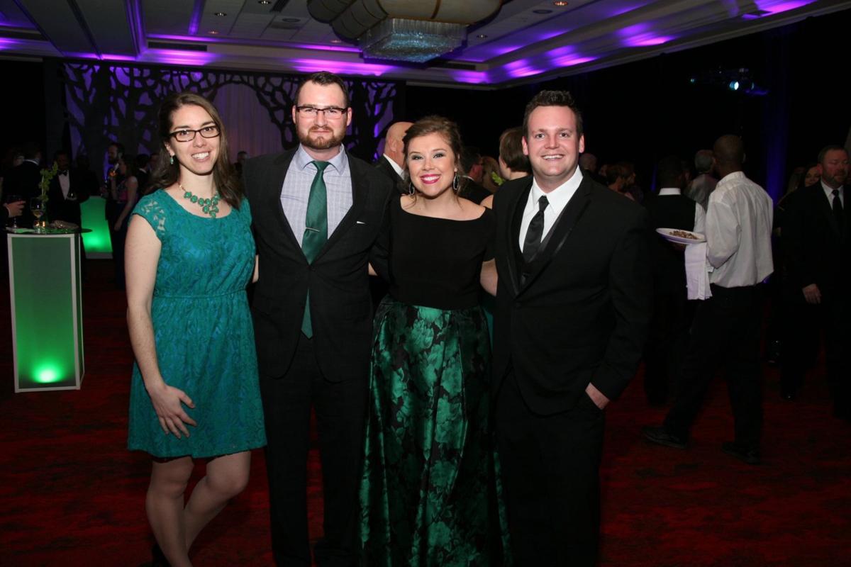 Chiara and Dan Peterson, Hannah and Jon Peterson