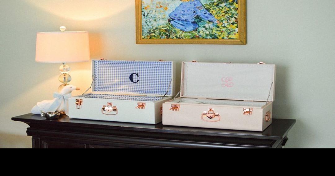 LadueBased Petite Keep Offers Stylish, Personalized Baby Keepsake Trunks