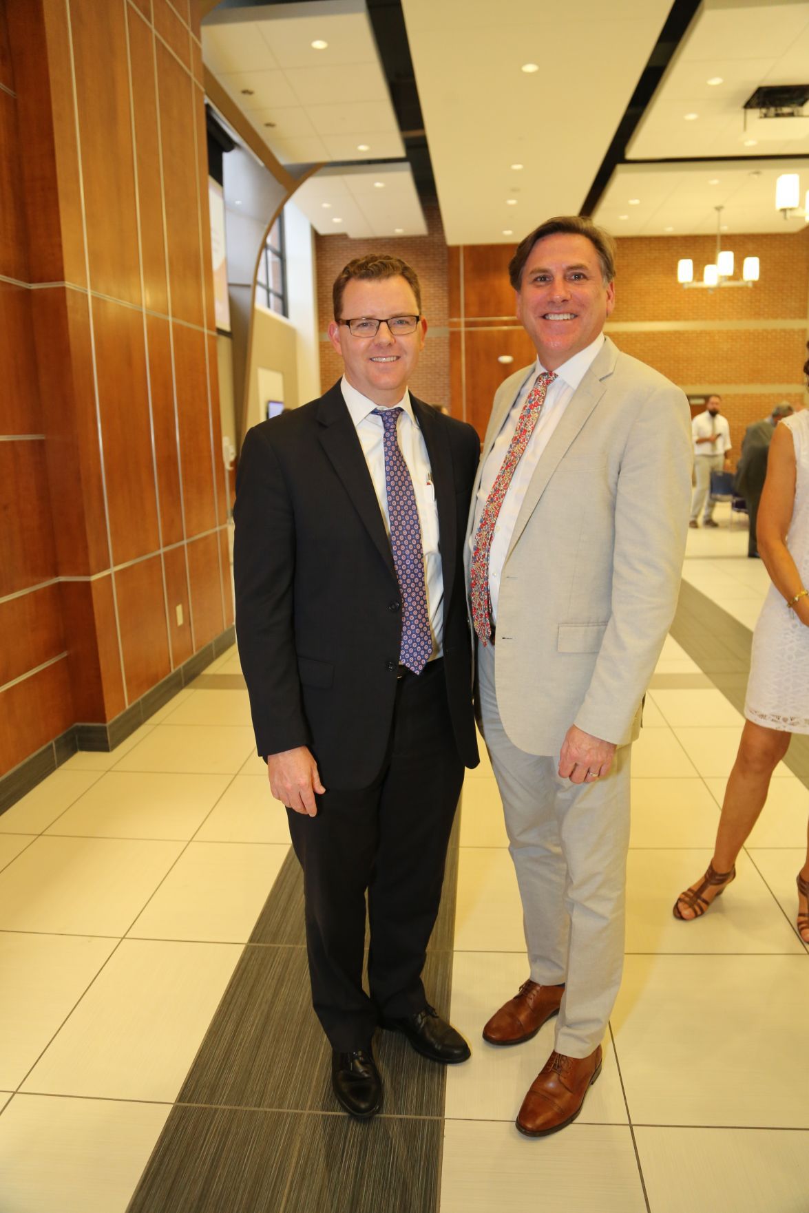 Steven Burghart, president, Dr. Barry Duel