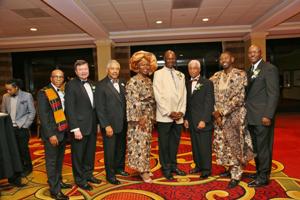Honorees: Briant K. Mitchell, James Watson, Judge Cahrles Shaw, Nocole Adewale, Malik Ahmed, Judge Donald McCullen, Abe Adewale, Reverend Kevin Kosh