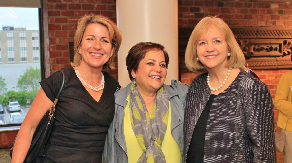 Rosemary Hanley, Betsy Schmidt, Mayor Lyda Krewson