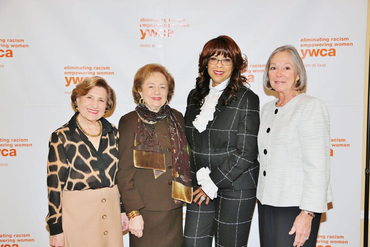 Lenore Pepper, Marilyn Fox, honoree Thelma Steward, Carol Voss