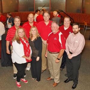 Dr. John and Patti Pieper, Todd Evers, Julita and Marty Michel, Ron Fitzwater, Garth Reynolds, Jeremy Degenhart