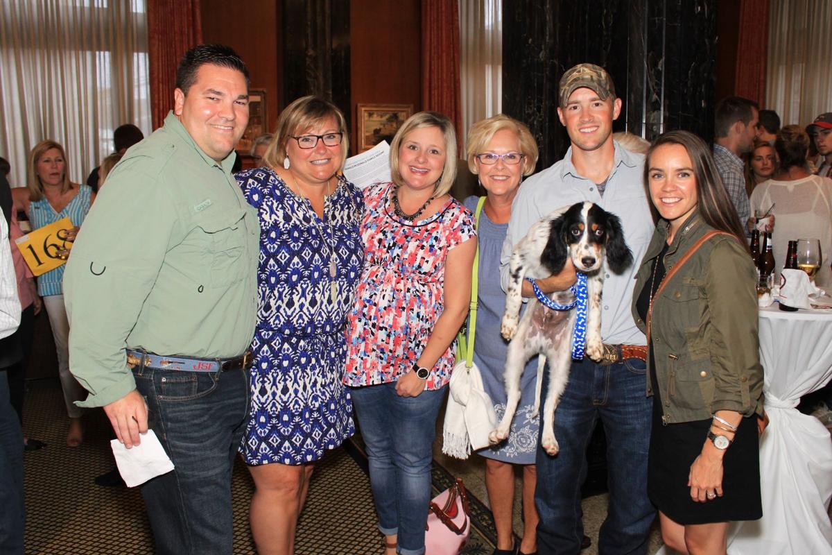 Justin Fowler, Candace Hyams, Julie Fowler, Connie Finger, Ruger the Pup, Joe Finger, Lindsay Finger