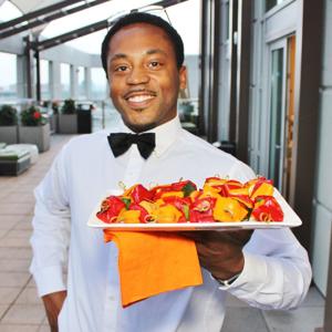 Lewis McCray, at Clayton on the Park, with 'Two Men and A Tray' Gourmet Catering Company of Saint Louis