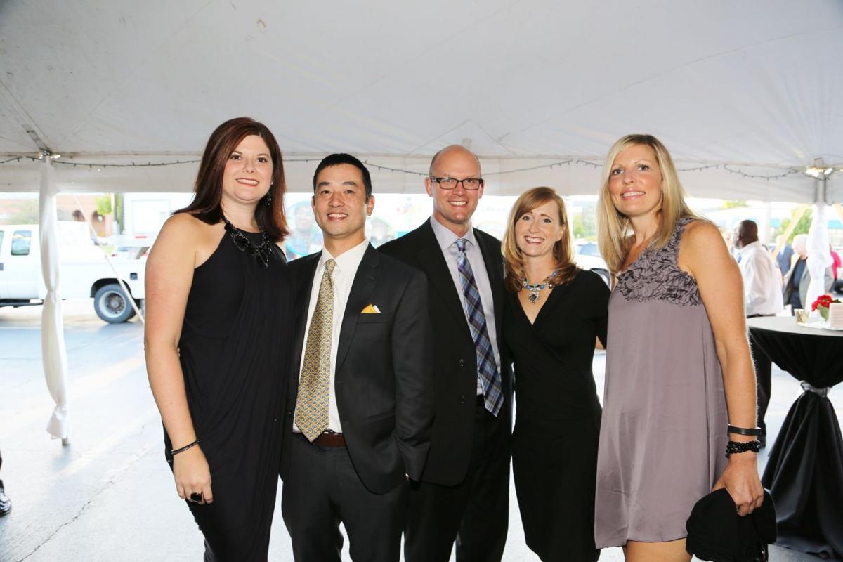 Leanne and Nguyen Violette, Craig and Jennifer Strohbeck, Andrea Olson