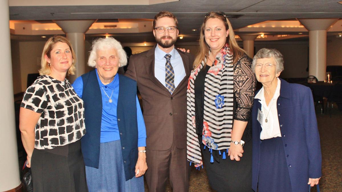 Caroline Battles, Sister Joan Kuester, Brock Ingmire, Michelle Miller, Sister Loretto Gettemeier