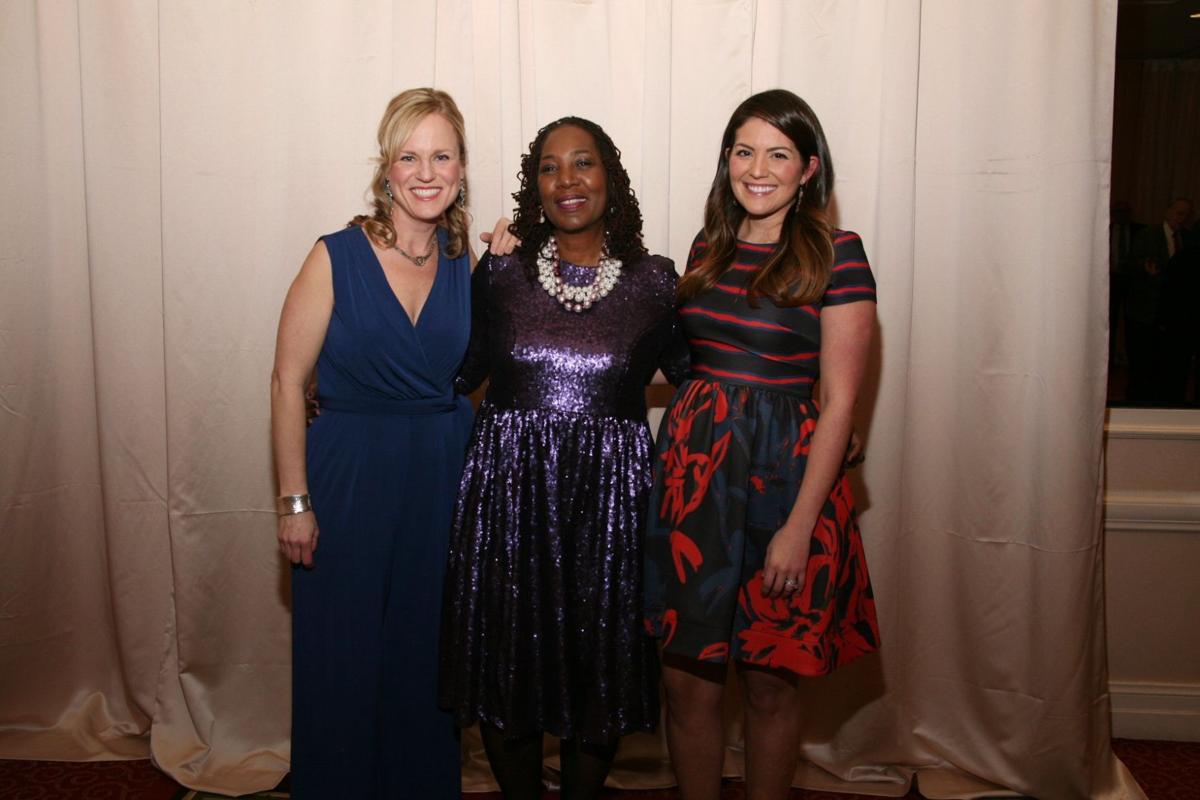 Board President Lori Hausladen, Executive Director Sylvia J. Jackson, Gala Committee Chair Katie Marischen