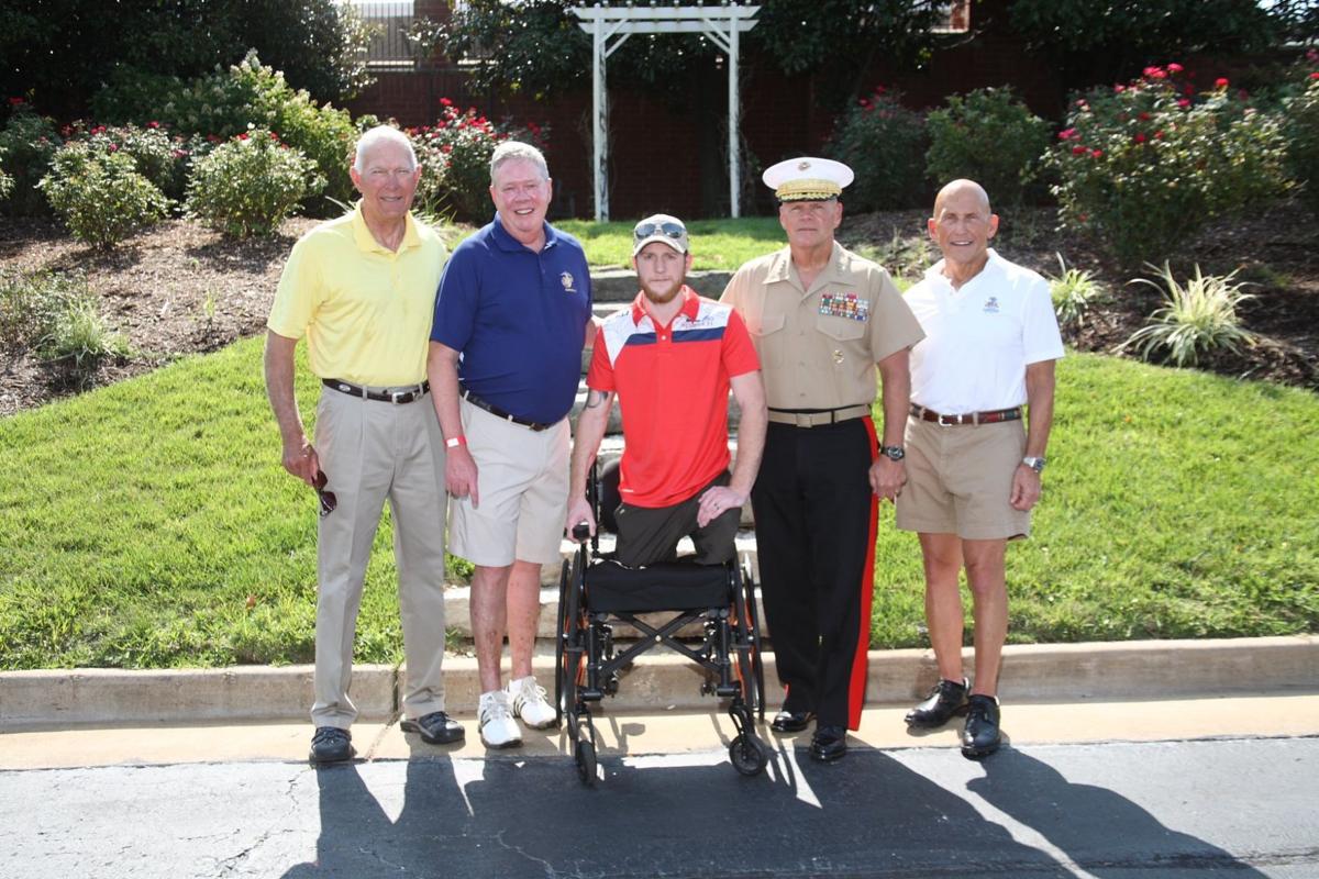 Gen James T. Conway, Dr. Howard Short, Cpl Kyle Moser, Gen Robert B Neller, Allen Allred