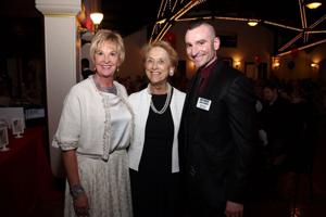Cheri Fromm, Cathy Burgess, Artistic Director Brian Enos