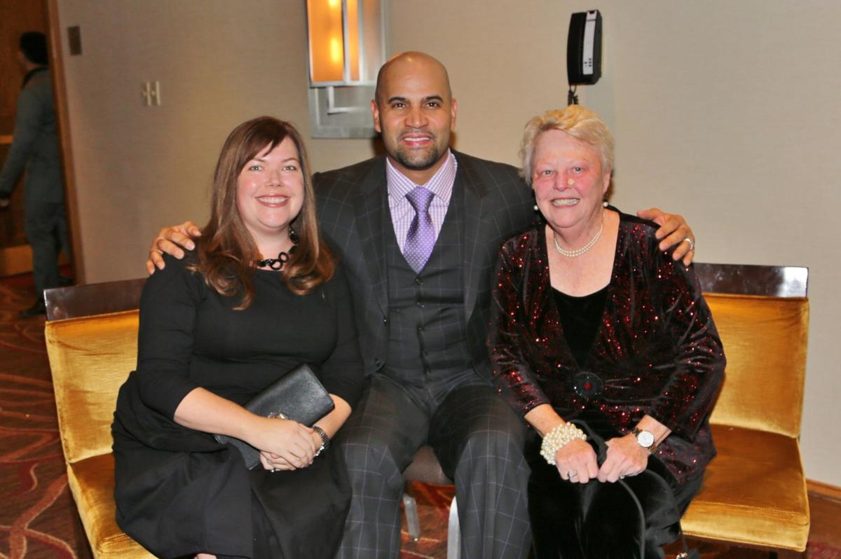 Dr. Jill Baer,Albert Pujols, Dr. Kristen Mennemeier