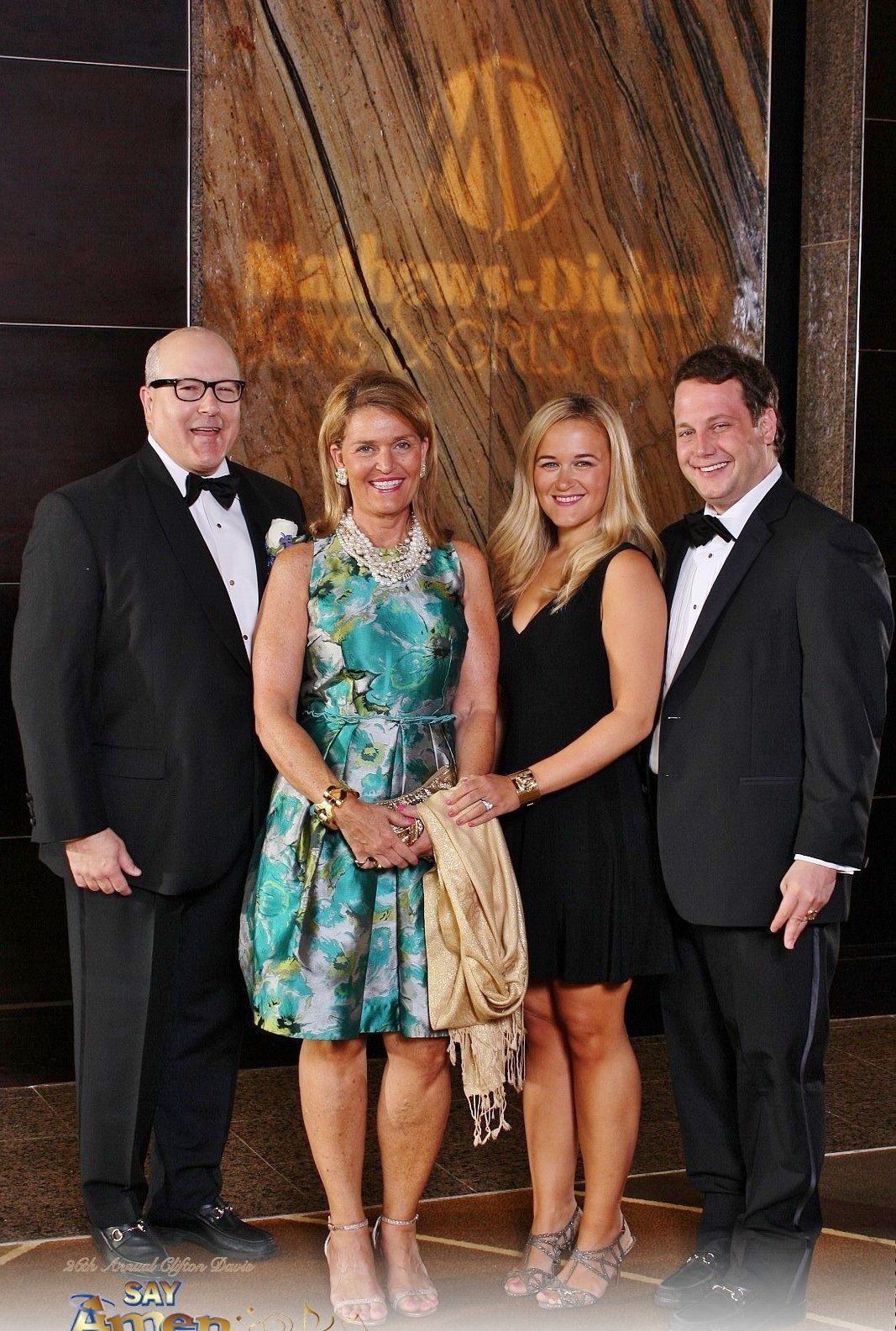 Bob Ciapciak, winner Benjam F. Edwards III Memorial, Mary Ciapciak, Tina and Tommy Epstein