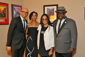 President Travis and Tyronna Capers, Sheila E., Cedric