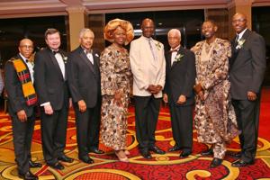 Honorees: Briant K. Mitchell, James Watson, Judge Cahrles Shaw, Nocole Adewale, Malik Ahmed, Judge Donald McCullen, Abe Adewale, Reverend Kevin Kosh