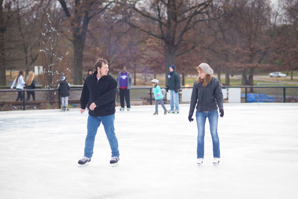 Skating in a Winter Wonderland: Steinberg Skating Rink