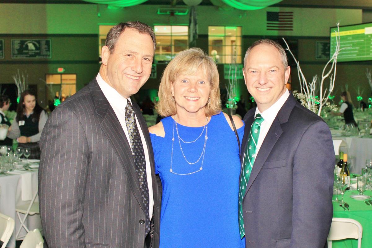 Tim and Judy Weber, Mike Stagoski (Pres. Fathers Club)