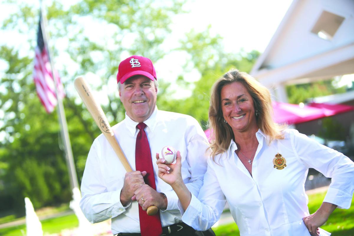 Former St. Louis Cardinals manager Whitey Herzog and wife Mary Lou