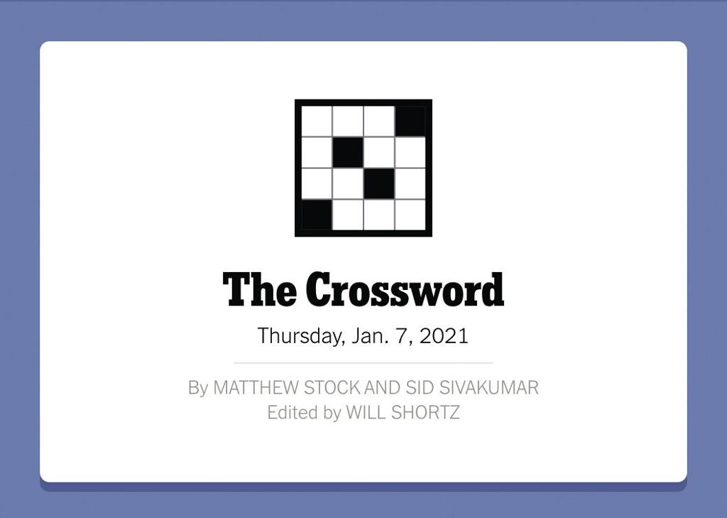 St. Louisans Create Crosswords for Sid's Grids, Happy Little ...