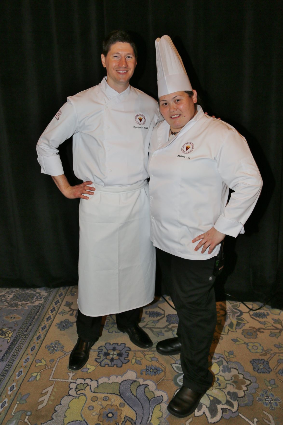 Nathan Reid, Melissa Lee, founder of Savor for Students
