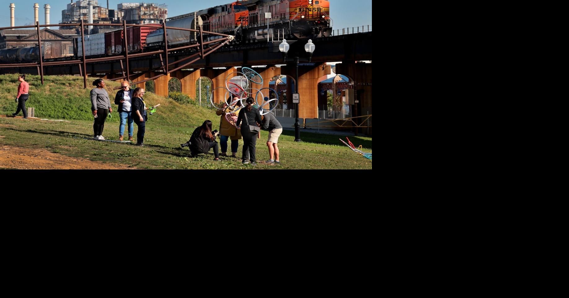Laclede’s Landing has a new park. We checked it out.