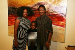 Danielle and Sabion Henderson with Elijah