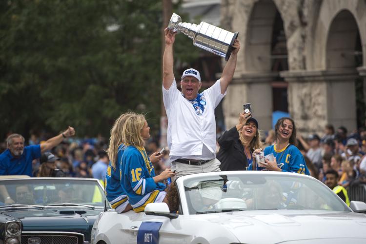 Brett Hull talks about the 2021 St. Louis Blues and his new hairstyle 