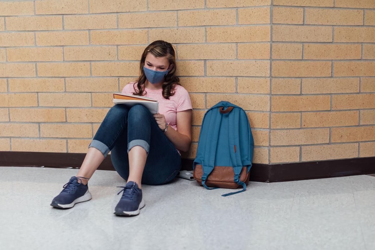 High School Student Studying during COVID-19