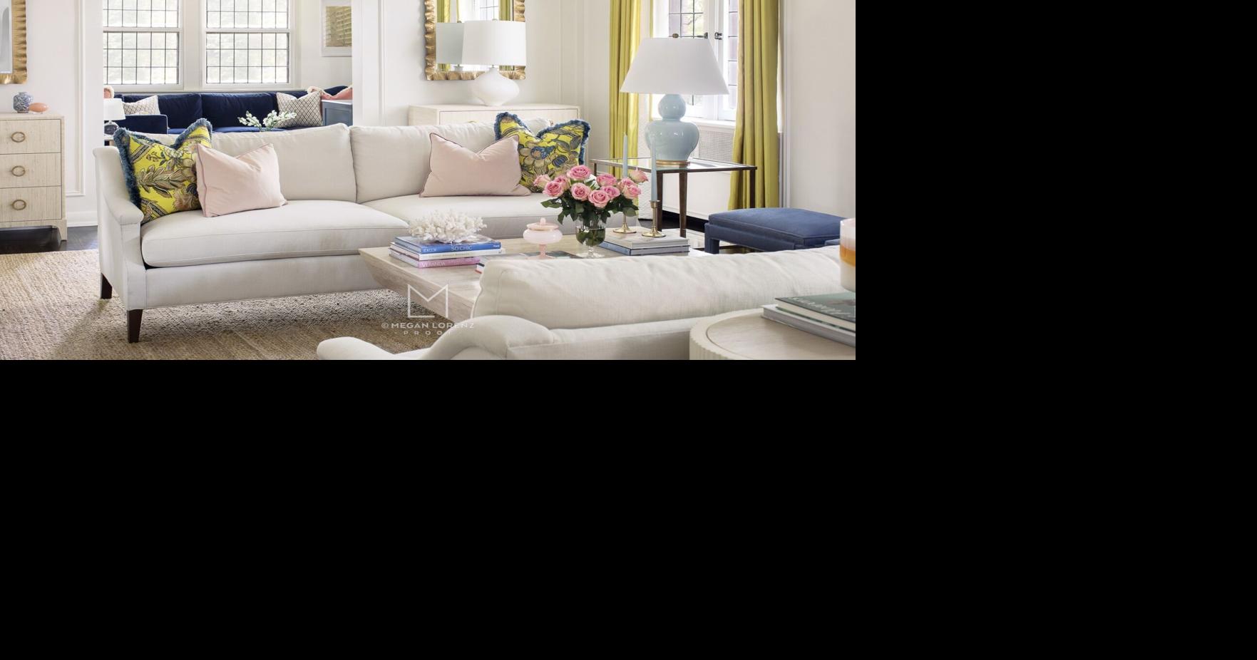 Emily Hall Interiors brought natural light and color back into this Clayton home