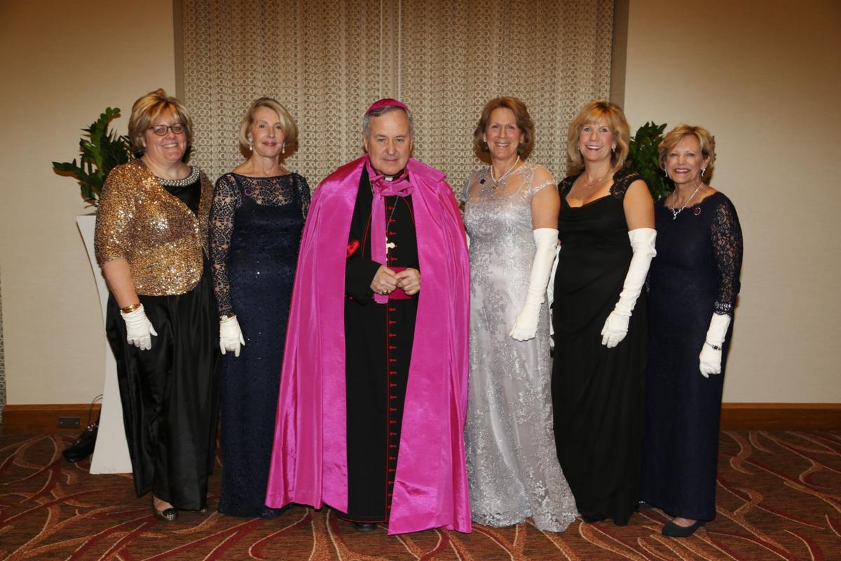 Beth VanHorn, Liz Wiilmsen, Archbishop Robert Carlson, Doey Boldt, Jennifer Wright, Janet Schwarze