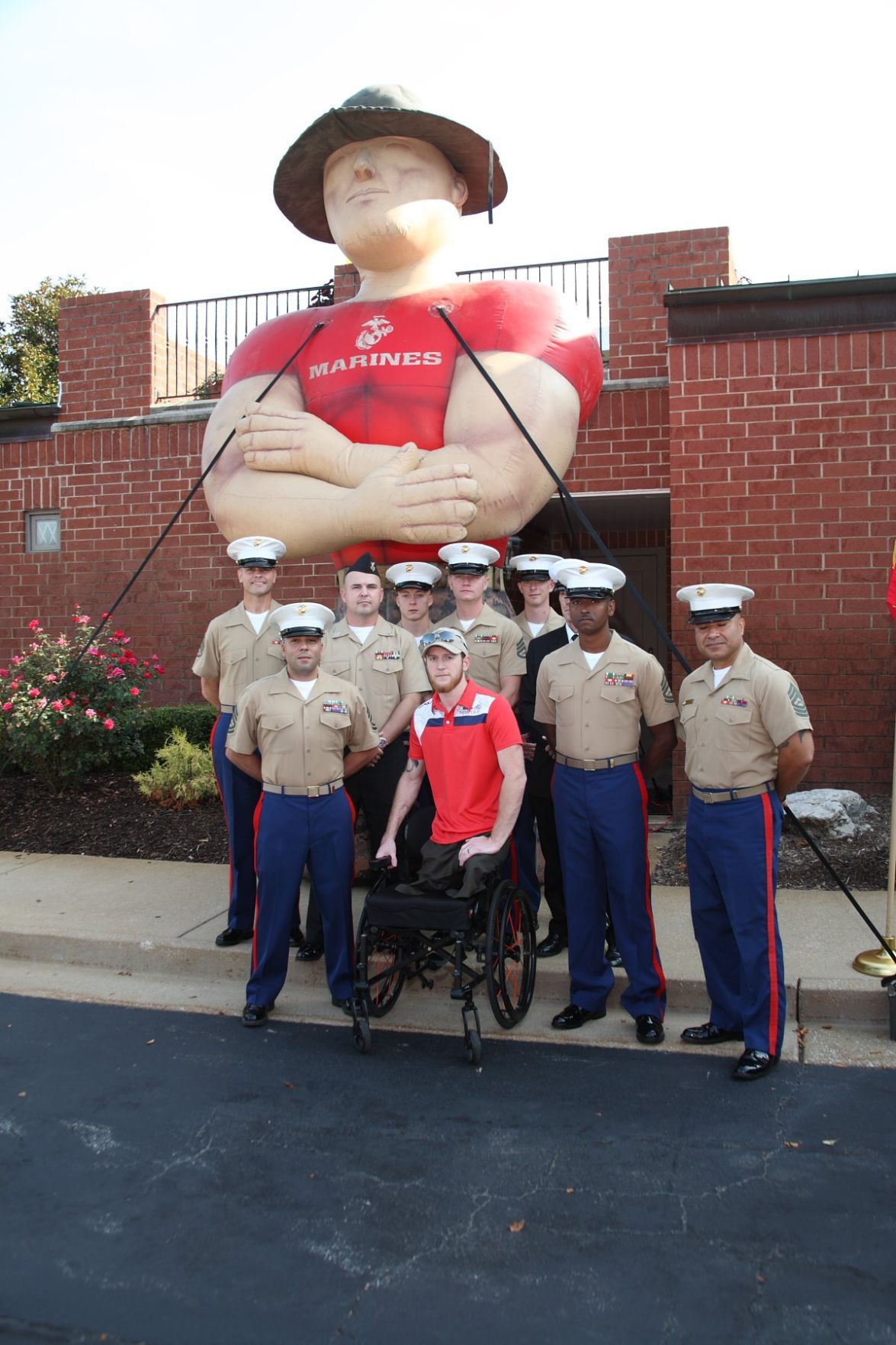 Marines with Cpl Kyle Moser