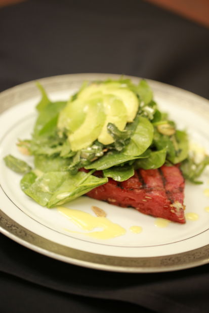 Grilled Watermelon & Avocado Salad