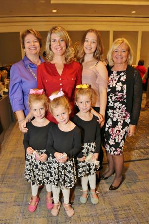 Mary Kaye Ronsick, Laura Partridge, Scarlett, Sylvia,and Sonja Partridge, Vilma Caarlson, Debi Calhoun
