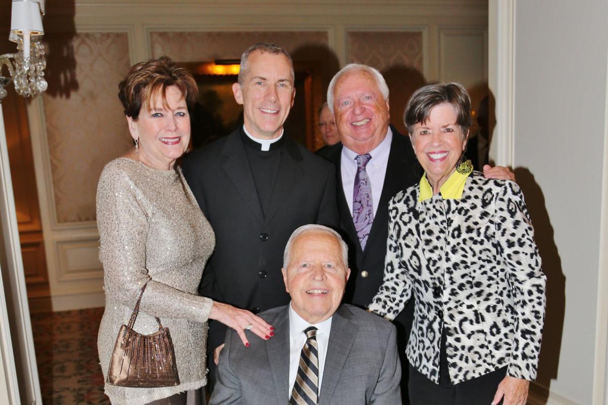 Denny and Susan O'Leary, Msgr. Michael Butler, Dick and Mary James