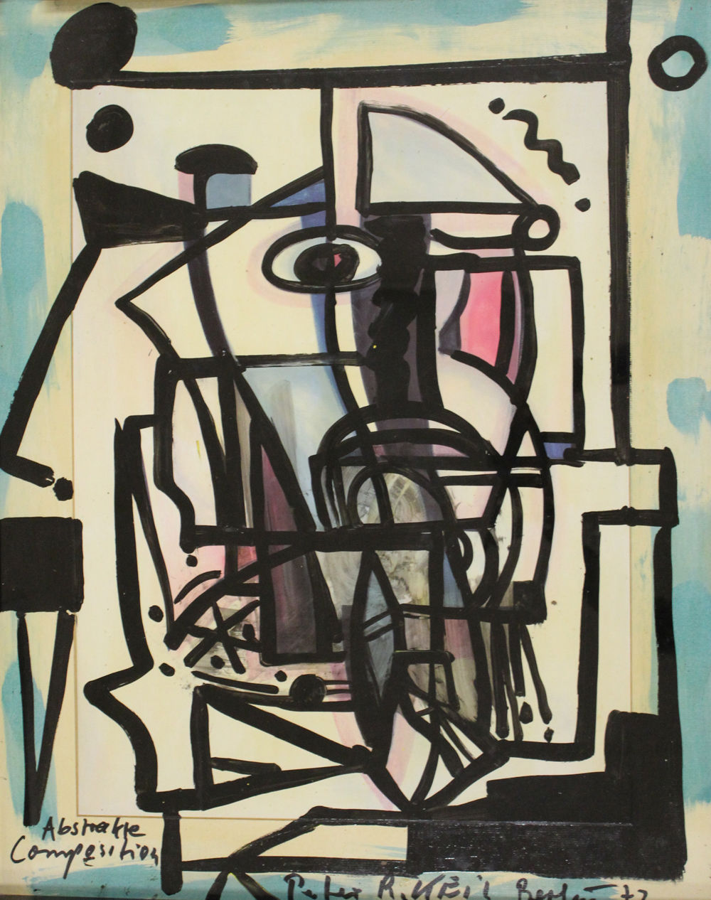 Lucky Fish Abstract Composition I, 30x37.JPG