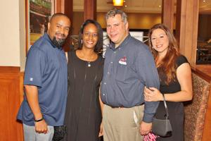 Bert and Carmon Griffin, Carter and Nicole Smolik