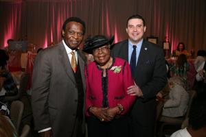 Lou Brock, Dr. Katie Wright, Michael McMillan