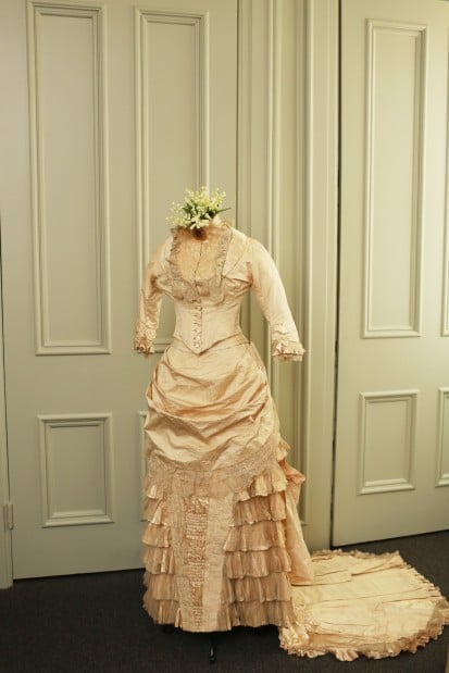 Wedding dress, 1879-1882