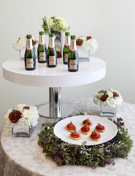 champagne table