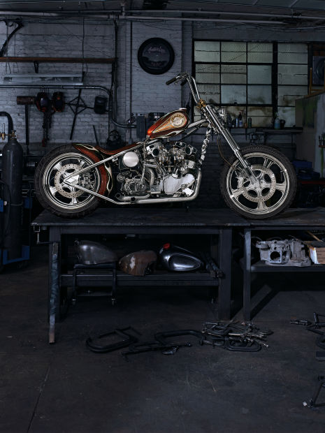 Indian Larry's "Wild Child" Motorcycle