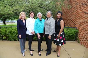 Dr. Nancy Bobrow, Marian Nunn, Joni Karandjeff, Ida Early, Dr. Gwendolyn