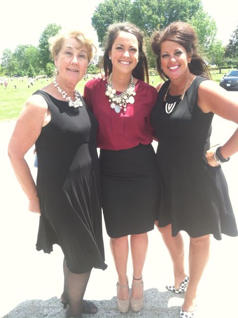 Donna Pfeiffer, of Cedar Hill, and her granddaughter, Lexie Hancock, and daughter, Holly Brown, of Mehlville