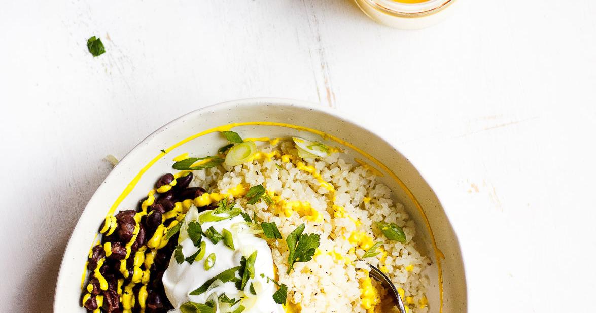 Healthy Appetite: Cauliflower “Rice” Bowl With Golden Detox Sauce