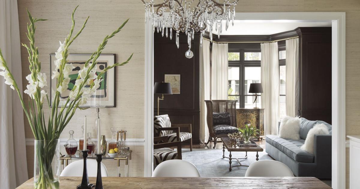 See Emily Hall Interiors’ Glam Chic Town House Renovation in Clayton