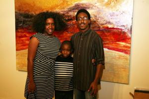 Danielle and Sabion Henderson with Elijah