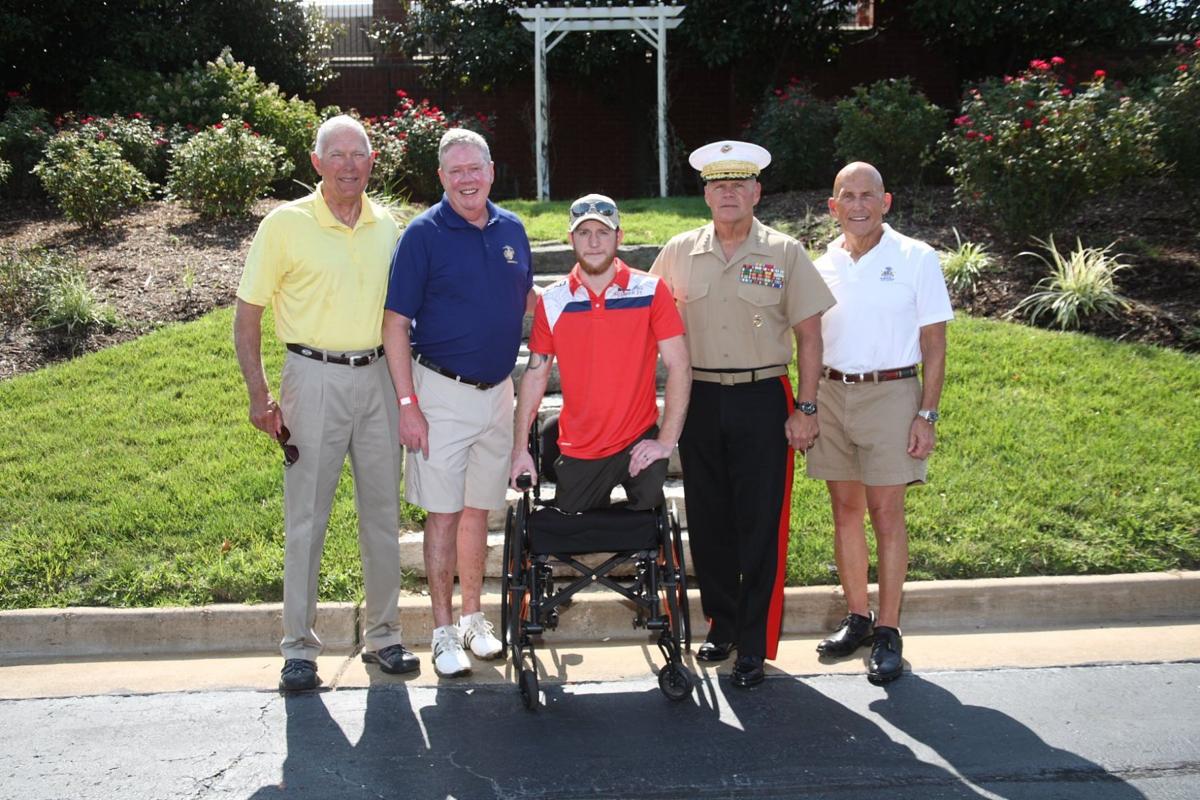 Gen James T. Conway, Dr. Howard Short, Cpl Kyle Moser, Gen Robert B Neller, Allen Allred