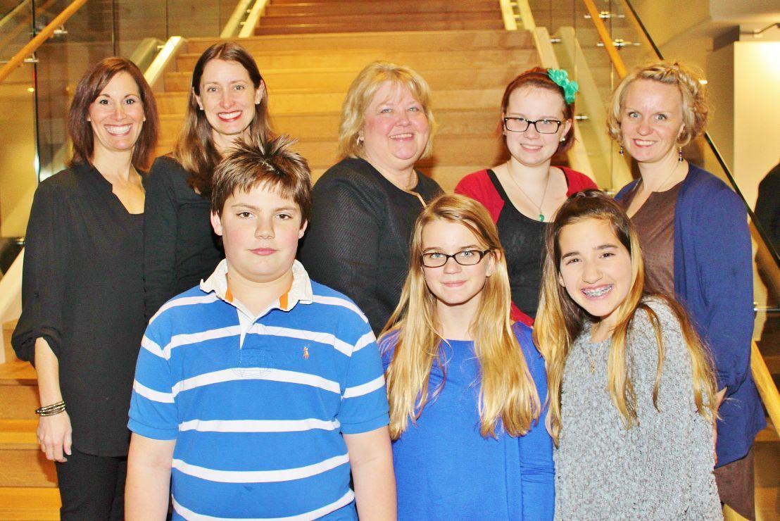 Upper, Karen Dubinsky, Natasha Westrack-Wood, Mary Mercurrio, Cora Gertsch, Carolyn Gertsch
Lower, Aiden Dougan, Adelle Gertsch, Blair Dubinsky